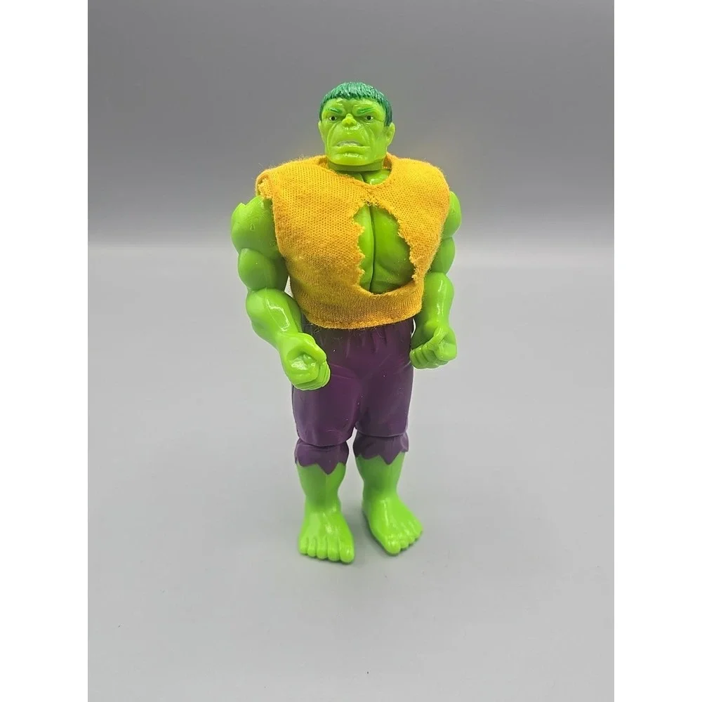 Vtg Marvel Superheroes Incredible Hulk Toybiz 1991 Figure Yellow‎ Shirt Untested